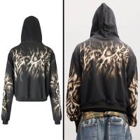 DND4DES LEOPARD PRINT EMBROIDERED HOODIE