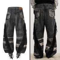 DND4DES DOUBLE GUN TASSEL FULL PRINTED PANTS