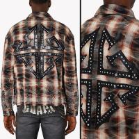 GUAPI MOCHA RHINESTONE FLANNEL