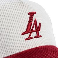 REFERENCE PARADISE LA CORDUROY SNAPBACK CAP CREAM RED