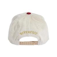 REFERENCE PARADISE LA CORDUROY SNAPBACK CAP CREAM RED