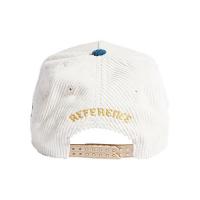 REFERENCE PARADISE LA CORDUROY SNAPBACK CAP CREAM BLUE