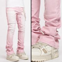 GUAPI VELVET PINK CARPENTER STACKED DENIM