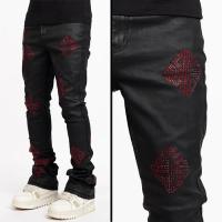 GUAPI OBSIDIAN BLACK ICON EMBELLISHED DENIM V2