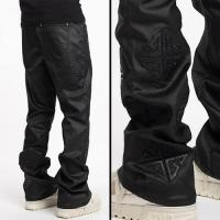 GUAPI OBSIDIAN BLACK ICON FLARED DENIM