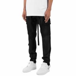 mnml  DENIM CARGO PANTS - BLACK