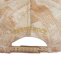 REFERENCE PARADISE LA DENIM SNAPBACK CAP TAN DISTRESS