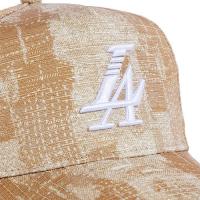 REFERENCE PARADISE LA DENIM SNAPBACK CAP TAN DISTRESS