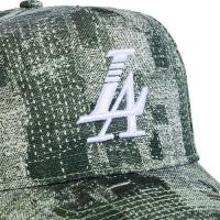 REFERENCE PARADISE LA DENIM SNAPBACK CAP GREEN DISTRESS