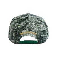 REFERENCE PARADISE LA DENIM SNAPBACK CAP GREEN DISTRESS