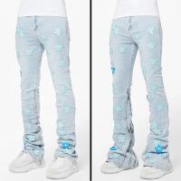 GUAPI AQUA BLUE BLOSSOM DENIM