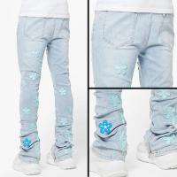 GUAPI AQUA BLUE BLOSSOM DENIM