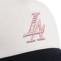 REFERENCE PARADISE LA SNAPBACK CAP CREAM BLK PINK