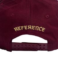 REFERENCE PARADISE LA SNAPBACK CAP BURGUNDY BLACK