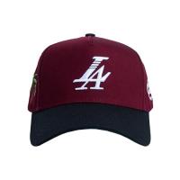 REFERENCE PARADISE LA SNAPBACK CAP BURGUNDY BLACK