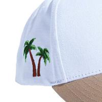 REFERENCE PARADISE LA SNAPBACK CAP WHITE TAN RED