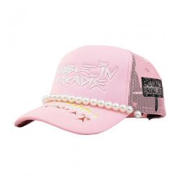 TOXICITY TROUBLE IN PARADISE TRUCKER - PINK
