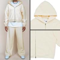 EPTM PERFECT ZIP UP HOODIE - CREAM