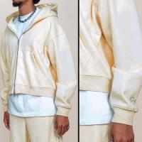 EPTM PERFECT ZIP UP HOODIE - CREAM