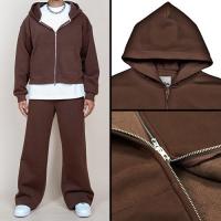 EPTM PERFECT ZIP UP HOODIE - BROWN