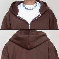 EPTM PERFECT ZIP UP HOODIE - BROWN