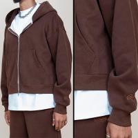 EPTM PERFECT ZIP UP HOODIE - BROWN