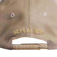 REFERENCE PARADISE LA LEATHER SNAPBACK CAP TAN