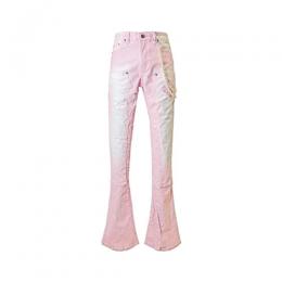 GUAPI VELVET PINK CARPENTER STACKED DENIM