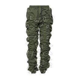 URKOOL BUNGEE PANTS -  OLIVE White Bungee Cord