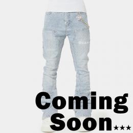 GUAPI AQUA BLUE STEEL PLATE CARPENTER DENIM