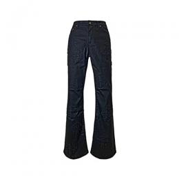 GUAPI OBSIDIAN BLACK ICON FLARED DENIM