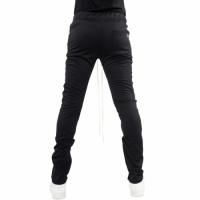 EPTM TRACK PANTS - BLACK/BLACK VEGAN LEATHER