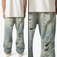 mnml ULTRA BAGGY DISTRESSED DENIM - VINTAGE BLUE