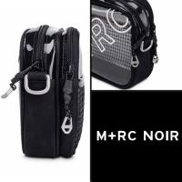 M+RC NOIR RUBBER MESH DARK BAG / CLEAR BK