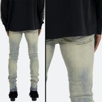 mnml X165 PAISLEY STRETCH SKINNY DENIM - BLUE/BLACK