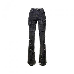 GUAPI VINTAGE BLACK STEEL PLATE DENIM