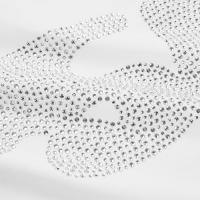 SP5DER RHINESTONE SILK TEE