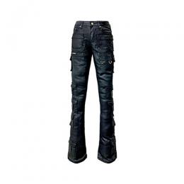 GUAPI OBSIDIAN BLACK TACTICAL STACKED DENIM