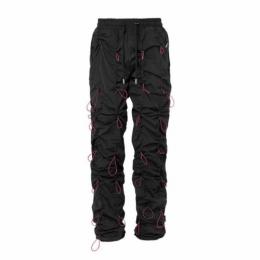 URKOOL BUNGEE PANTS - BLACK Red-color Bungee Cord