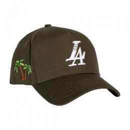 REFERENCE PARADISE LA SNAPBACK CAP DARK GREEN