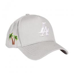 REFERENCE PARADISE LA SNAPBACK CAP LIGHT GRAY