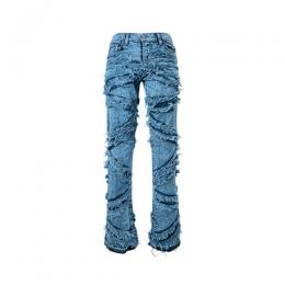 GOLDEN DENIM  THE STACKED SLIM TAPERED DENIM - VINTAGE BLUE (SKY BLUE)