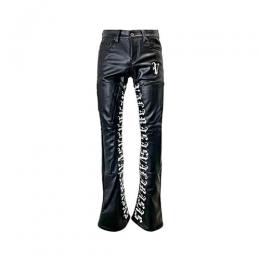 VALABASAS VALABASAS STACKED SUPERIOR WORLD BLACK LEATHER