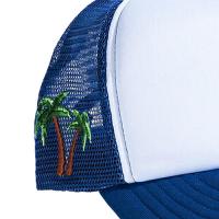 REFERENCE PARADISE LA TRUCKER CAP WHITE/BLUE