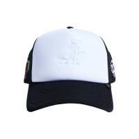 REFERENCE PARADISE LA EMBOSSED TRUCKER CAP WHITE/BLACK
