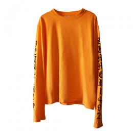 VETEMEMES Orange Long Sleeve Shirt