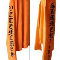 VETEMEMES Orange Long Sleeve Shirt