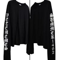 VETEMEMES Black Long Sleeve Shirt