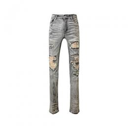 mnml X284 MOTO SKINNY DENIM - GREY/BLUE