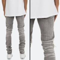 mnml X284 MOTO SKINNY DENIM - GREY/BLUE
